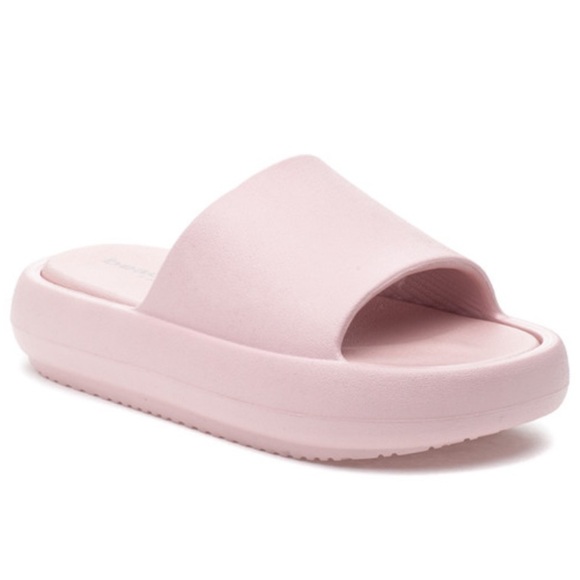 🆕 J-SLIDES Beach “Squish” Platform Pink Slides Sandals BNIB - Picture 2 of 10